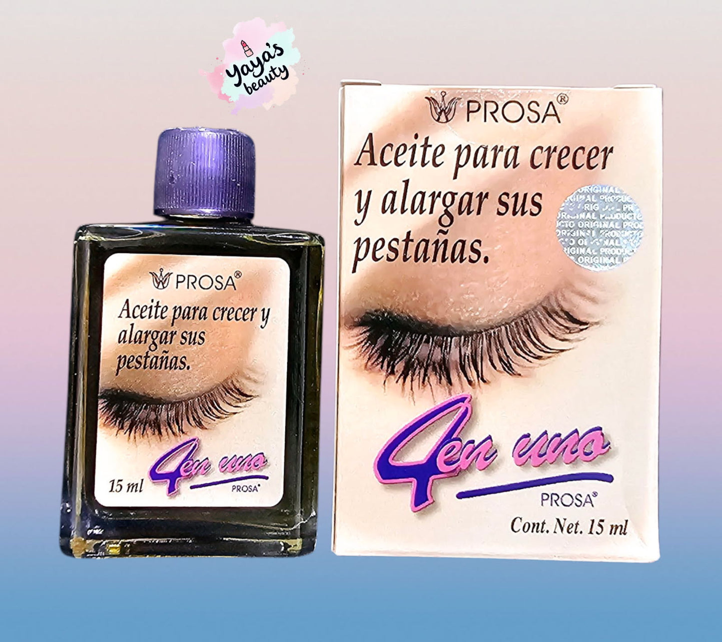 Growth eyelash oil